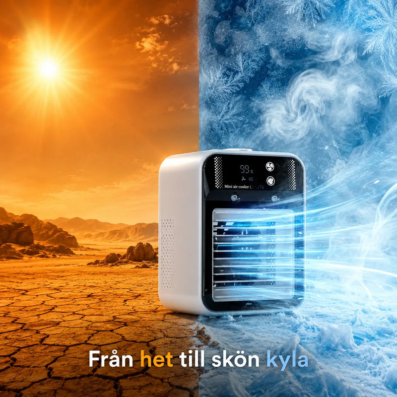 Vindren L8 luftkylare mellan ökenhetta och is – från het till sval luft