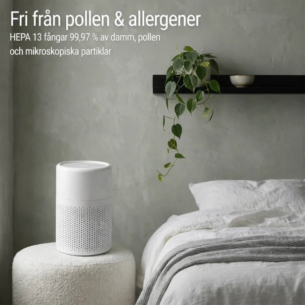 Vindren mini luftrenare med HEPA13- och aktivt kolfilter