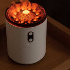 Vindren Volcanic Flame som nattljus i sovrummet